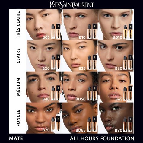 ysl foundation sephora|yves saint laurent foundation shades.